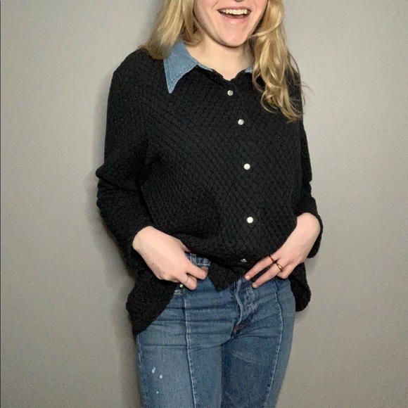 Tops - Vintage Button Down Collared Top